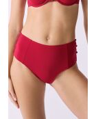 Braguita de bikini roja de cintura alta