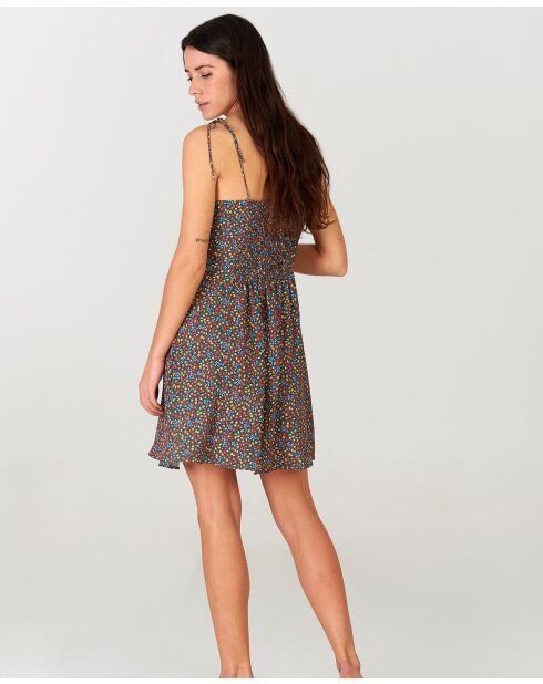 Mehrfarbiges Giardinetto-Kurzkleid