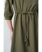 Abito Prospere in argilla ricamato