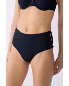 Braguita de bikini negra de cintura alta The Bombshell