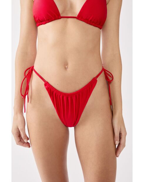 Braguitas de bikini brasileñas Ficelle Negara rojas