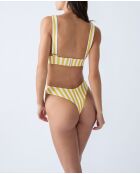 Caletto sonnengelber Triangel-BH ohne Bügel und ohne Schale