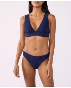 Rodear nachtblauwe triangelbeha zonder beugel en zonder schelp