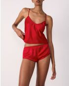 Rode korte broek van Cora