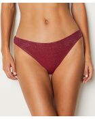 Nomades bordeauxrood granaat standaard bikinibroekje