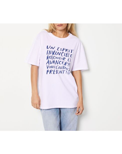 Wit T-shirt Onoverwinnelijk H