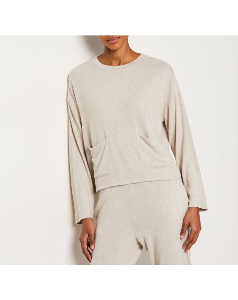 Sudadera Lisanne taupe