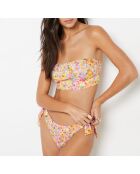 Blooming SPE BH mit unverdrahtetem Stirnband mit violettem Hintergrunddruck.