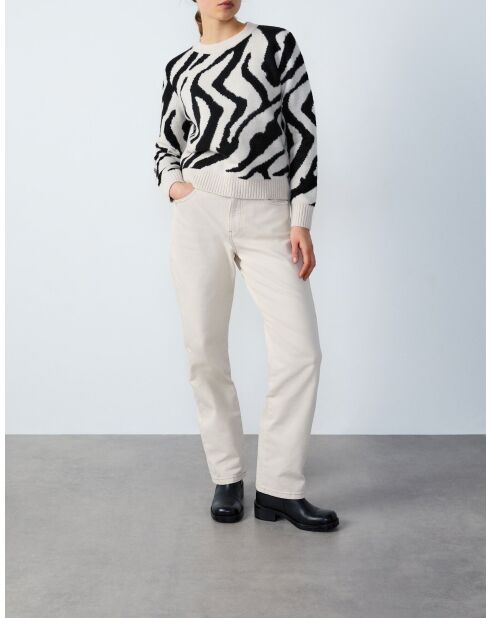 Zwart-witte trui van Gebra