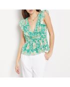 Blusa Uria verde agua