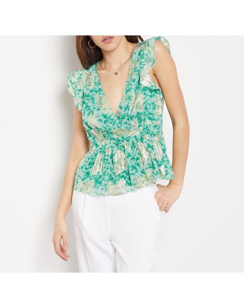 Blusa Uria verde agua