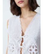 Witte top van Carlyne