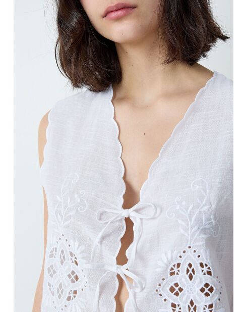 Witte top van Carlyne