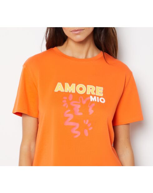 Armel orangefarbenes T-Shirt