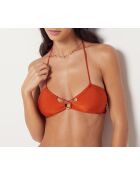 Benirras bralette-bh zonder beugel en zonder schelp Benirras oker mosterd