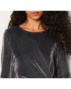 Silbernes Kleid Farfalla