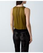 Camiseta sin mangas Impulsion khaki oliva