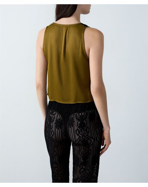 Camiseta sin mangas Impulsion khaki oliva