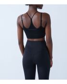 Sujetador negro con aros Eclipses