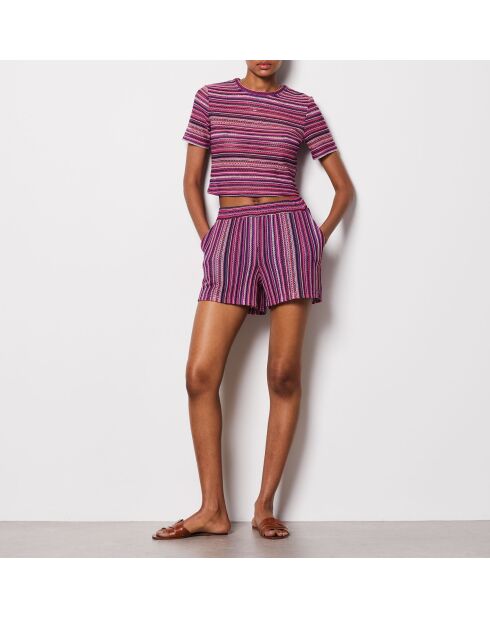 Violette brasilianische Shorts