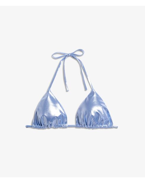 hemelsblauwe bh Bora zonder driehoekige beugel en zonder schelp