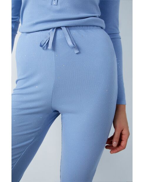 Pantaloni Maura celesti
