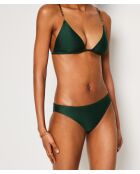 Braguita de bikini estándar color esmeralda con correa