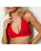 Essentials rode triangelbeha zonder beugel en zonder schelp