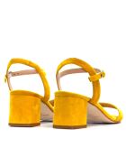 Sandales Elba jaunes - Talon : 5,5 cm