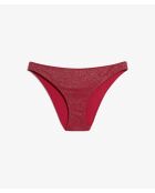 Nomades bordeauxrood granaat standaard bikinibroekje