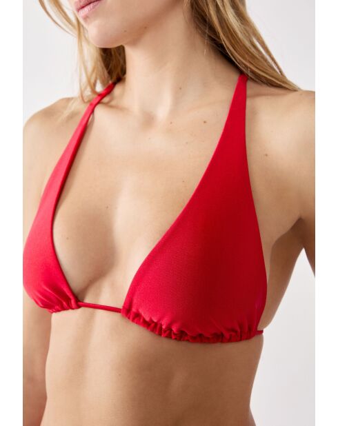 Negara fushia triangel-bh zonder beugel en zonder schelp