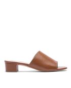 Mules à talon CA-264 napa marron