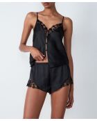 Pantalón corto con fragancia negra