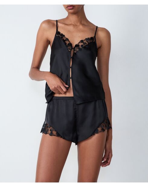 Pantalón corto con fragancia negra