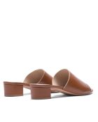 Mules à talon CA-264 napa marron