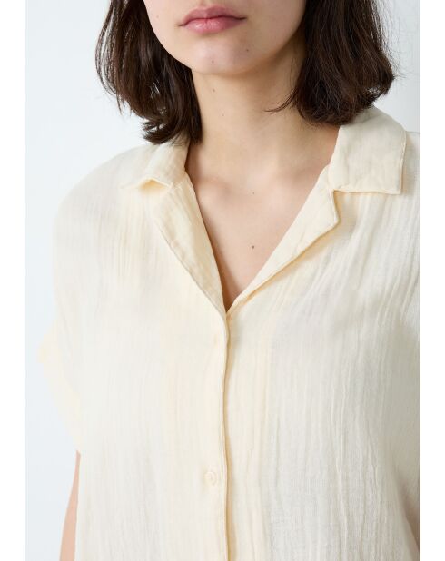 Blassgelbes Hemd Venicia