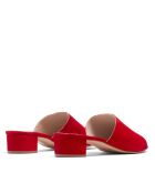 Mules à talon CA-264 rouges