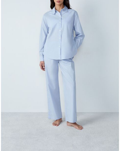 Seline hemelsblauw hemd