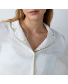 Set cadeau - Pyjama deux pièces Sidera blanc