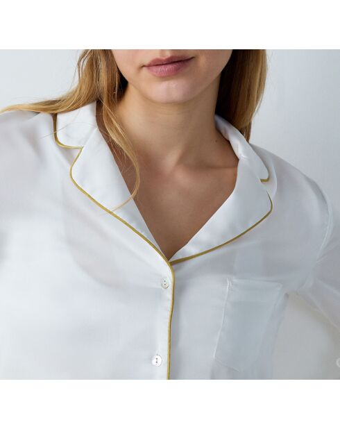 Set cadeau - Pyjama deux pièces Sidera blanc