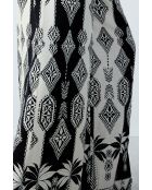 Nalani broek met ecru en zwarte print