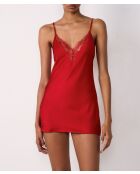 Rotes Masquerade-Nachthemd