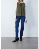 Chaqueta vaquera de color caqui oliva