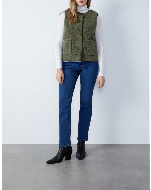 Veste Jean Kaki olive