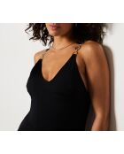 Baba schwarzer einteiliger Badeanzug ohne Rahmen ohne Schale