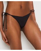 Braziliaans bikinibroekje geknoopt Ficelle Amor zwart