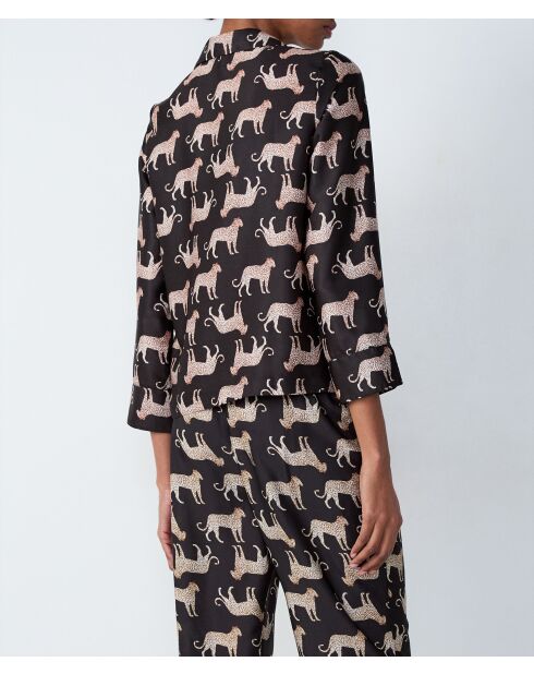 Schwarzes Pantherhemd