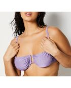 Soutien-gorge classique avec armature et sans coque Sambaia parme