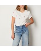 T-shirt Florette ecru