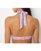 Rosalia SPE BH ohne Bügel und ohne Schale, gedruckt auf malvenfarbenem Hintergrund.